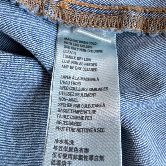 WE THE FREE Free People Just Float On Flare Hippie Jeans Jericho Blue Sz. 28 - Picture 7 of 13